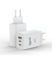iggual Cargador triple USB-A + 2 x tipo C GaN 65W