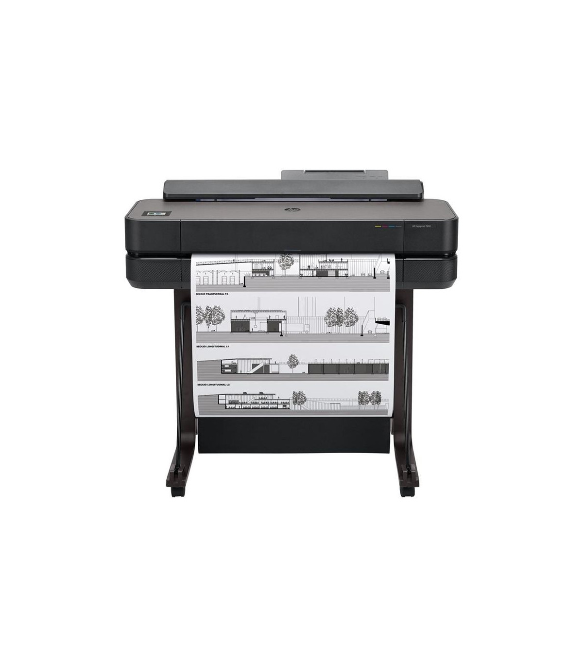 Plotter hp designjet t650 a1 24 pulgadas red -  wifi -  cortadora horizontal automatica