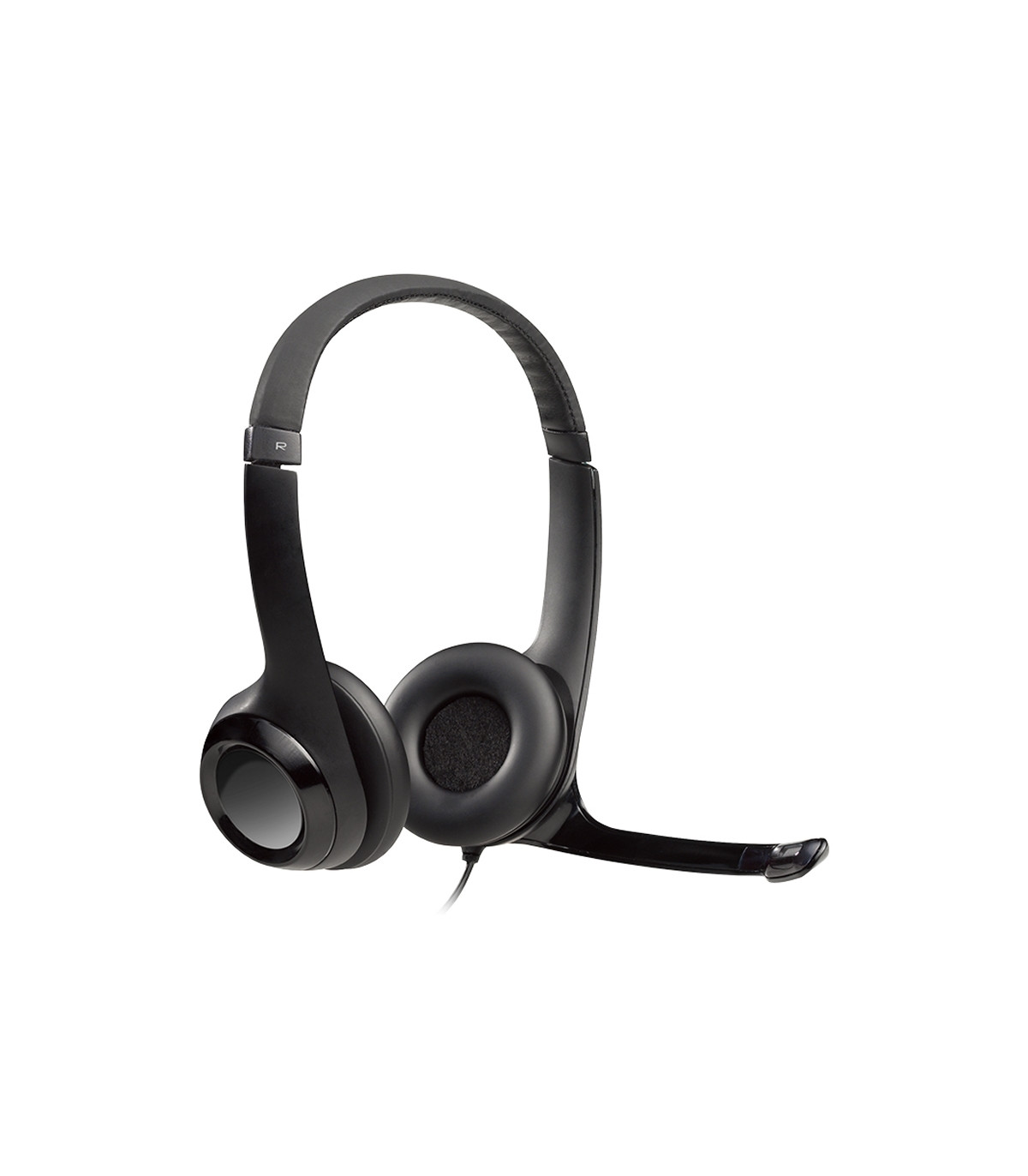 Logitech Auricular+Mic H390 USB Negro