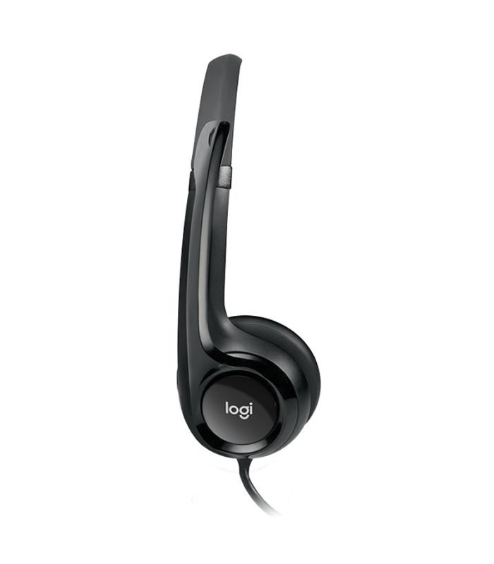 Logitech Auricular+Mic H390 USB Negro