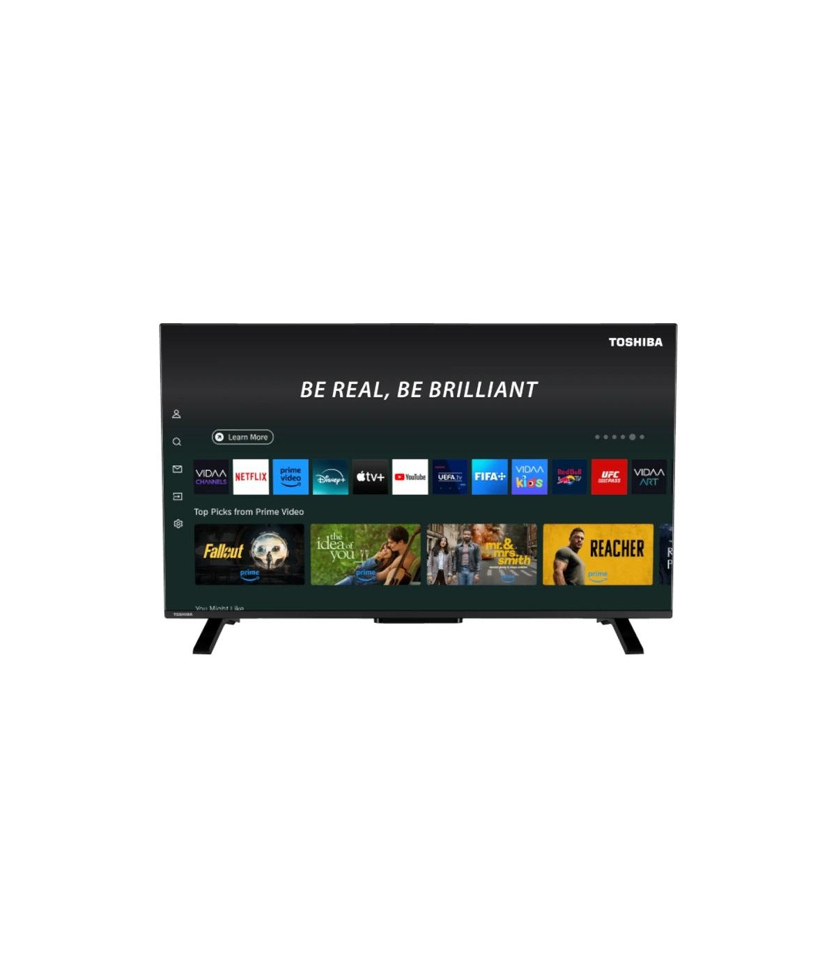 TOSHIBA TV 40" 40QV2F63DG UHD QLED SMART TV HDR10+
