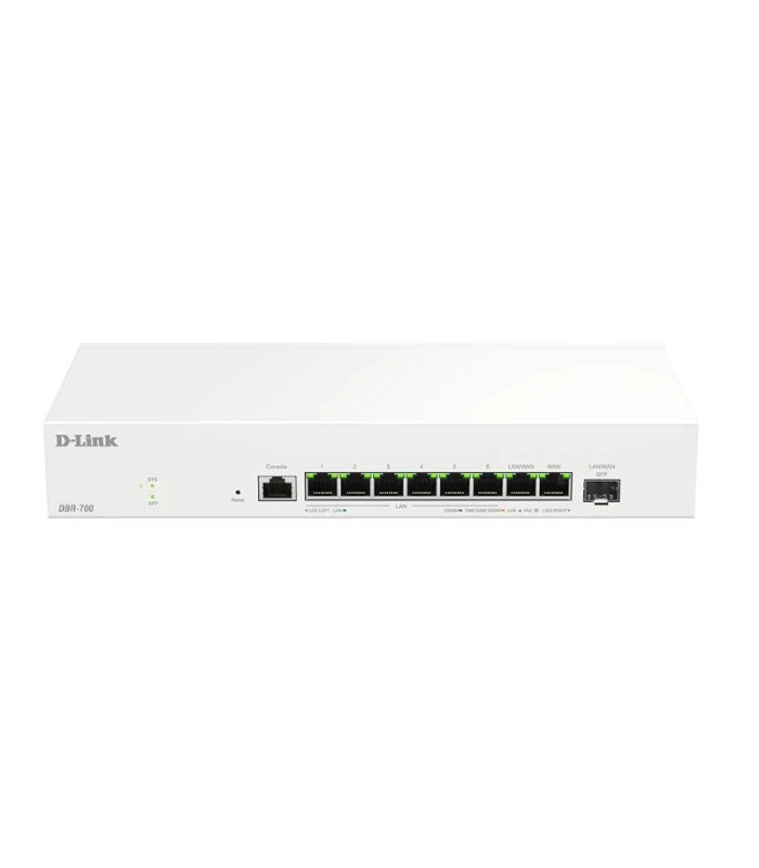 D-Link DBR-700 Router 7x2.5G 1X2.5 WAN 1x2.5 SFP
