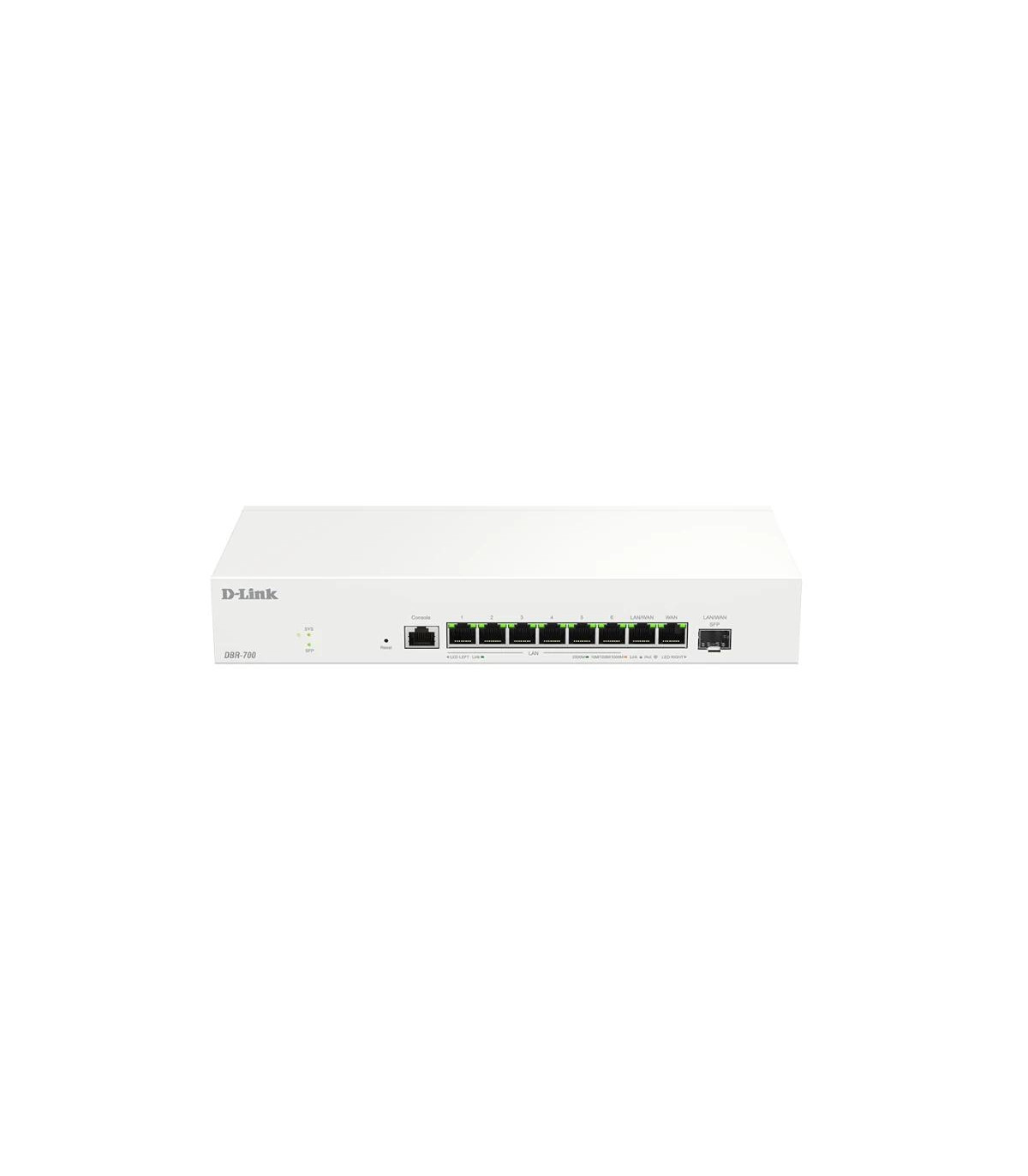 D-Link DBR-700 Router 7x2.5G 1X2.5 WAN 1x2.5 SFP
