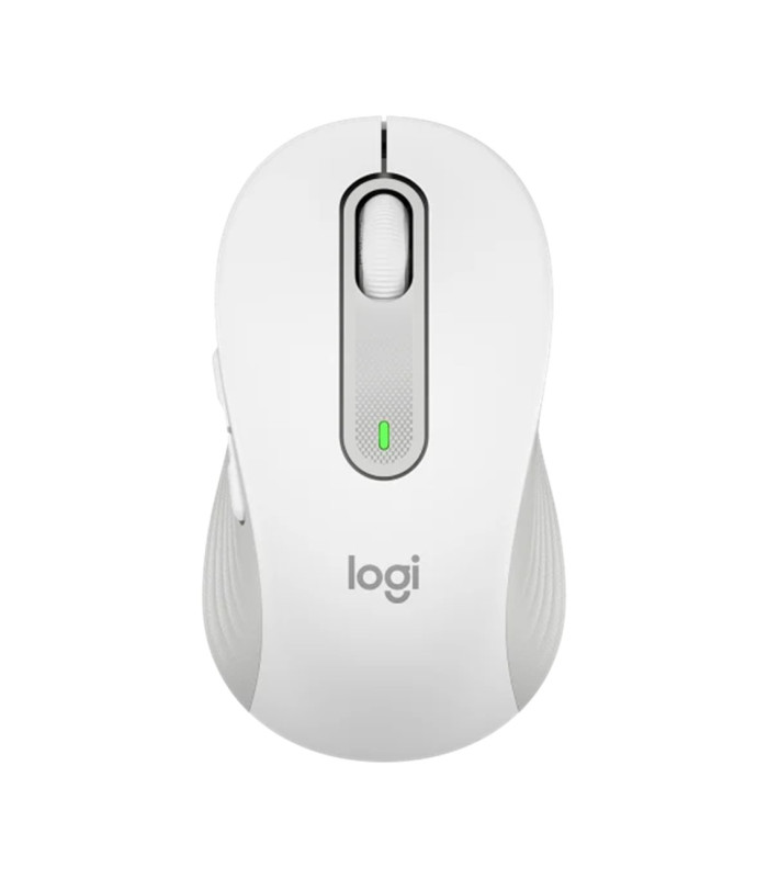 Mouse raton logitech m650 mediano optico wireless inalambrico blanco crudo