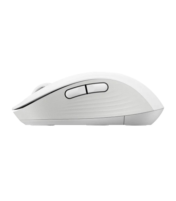 Mouse raton logitech m650 mediano optico wireless inalambrico blanco crudo