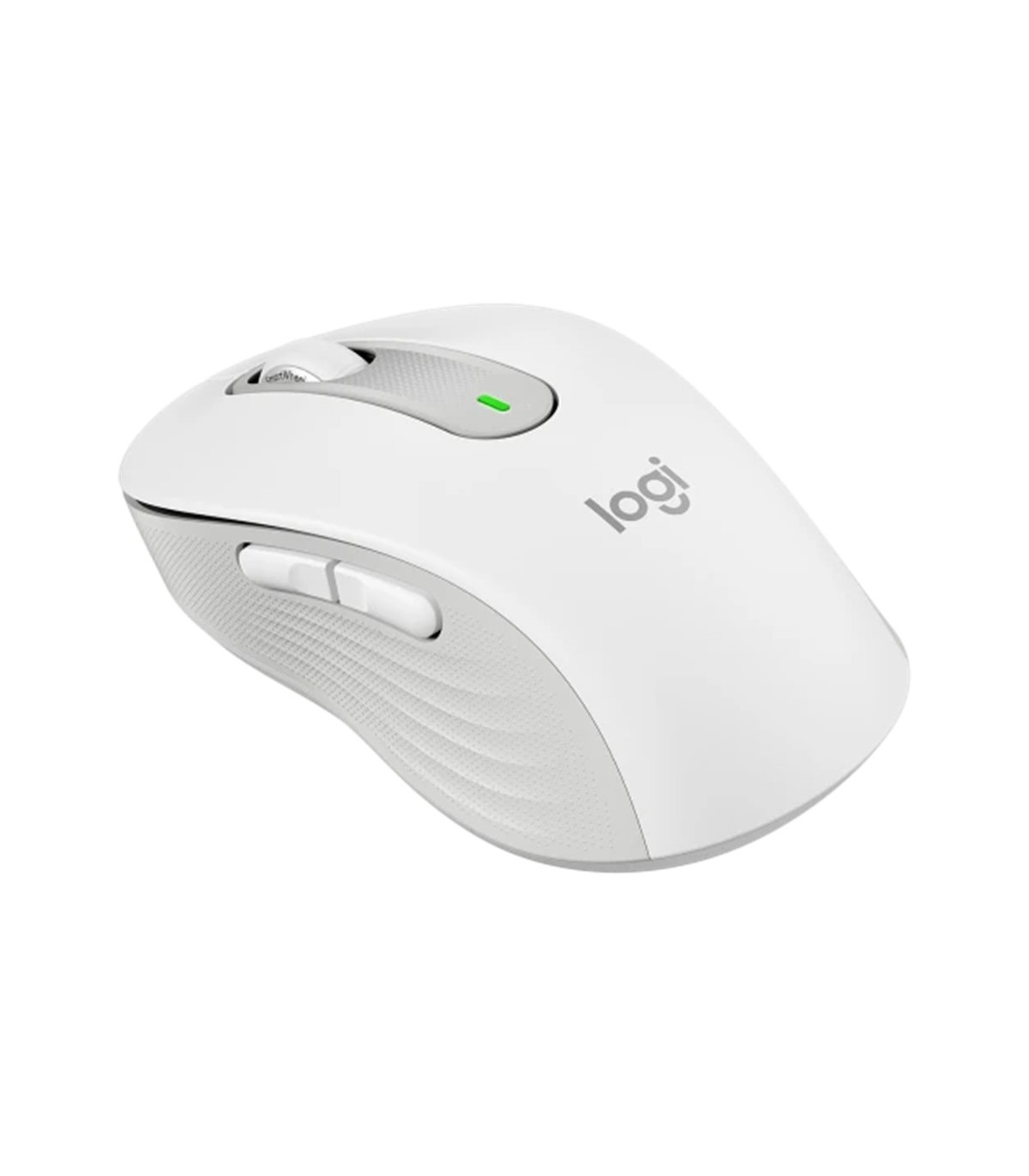 Mouse raton logitech m650 mediano optico wireless inalambrico blanco crudo