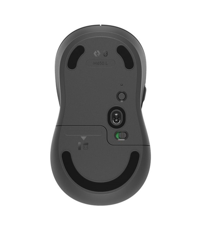 Mouse raton logitech m650 grande optico wireless inalambrico grafito