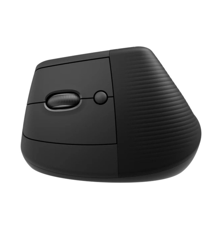 Ratón inalámbrico vertical logitech lift para zurdos 4000 dpi negro - gris