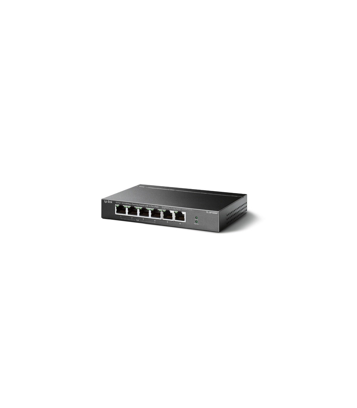 Switch 6 puertos tp - link tl - sf1006p 10 - 100 4 puertos poe+