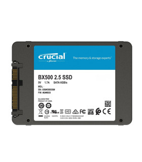 Disco duro interno ssd crucial bx500 500gb 2.5 pulgadas 3d nand sata 6gb - s