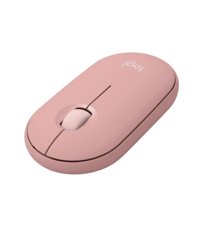 Raton inalambrico pebble mouse 2 m350s rosa bluetooth