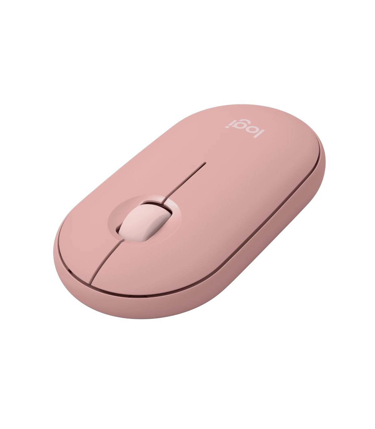 Raton inalambrico pebble mouse 2 m350s rosa bluetooth
