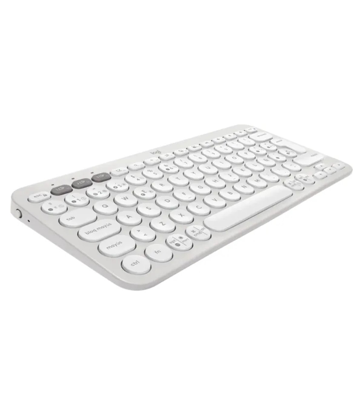 Teclado logitech pebble keys 2 k380s inalambrico blanco