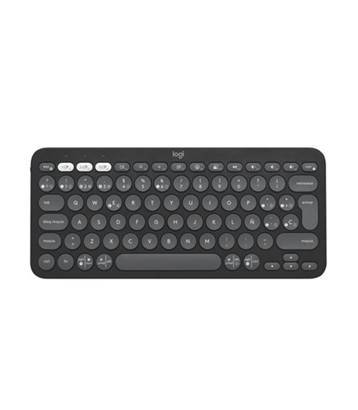 Teclado logitech pebble keys 2 k380s inalambrico grafito