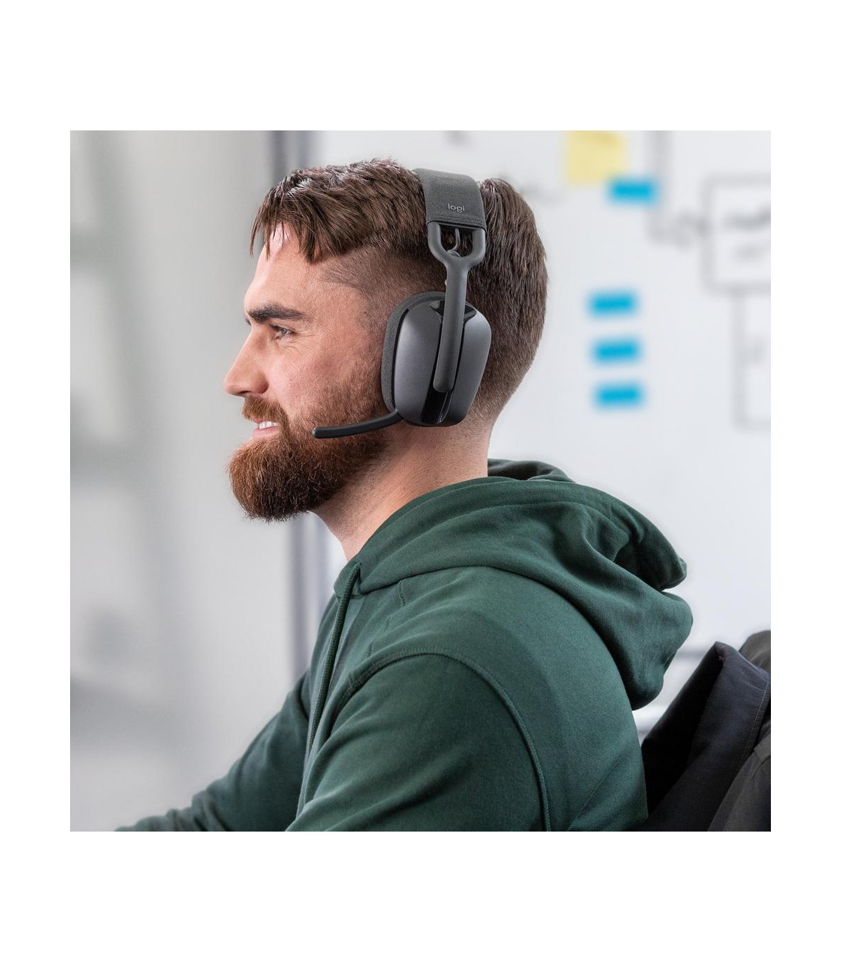 Auriculares logitech zone vibe 100 inalambrico negro