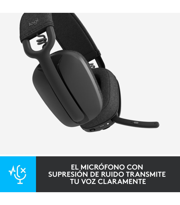 Auriculares logitech zone vibe 100 inalambrico negro
