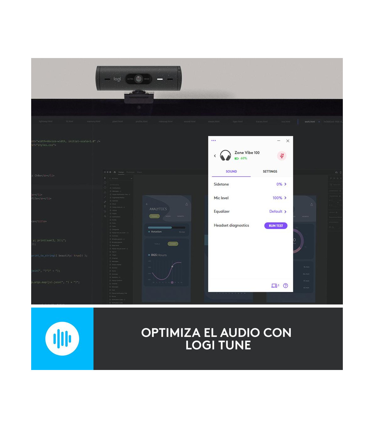 Auriculares logitech zone vibe 100 inalambrico negro