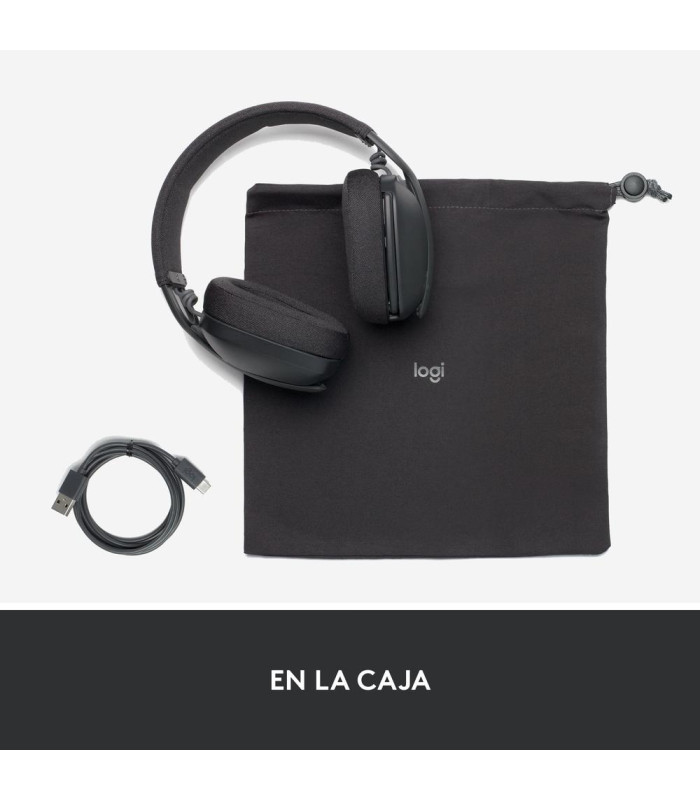 Auriculares logitech zone vibe 100 inalambrico negro