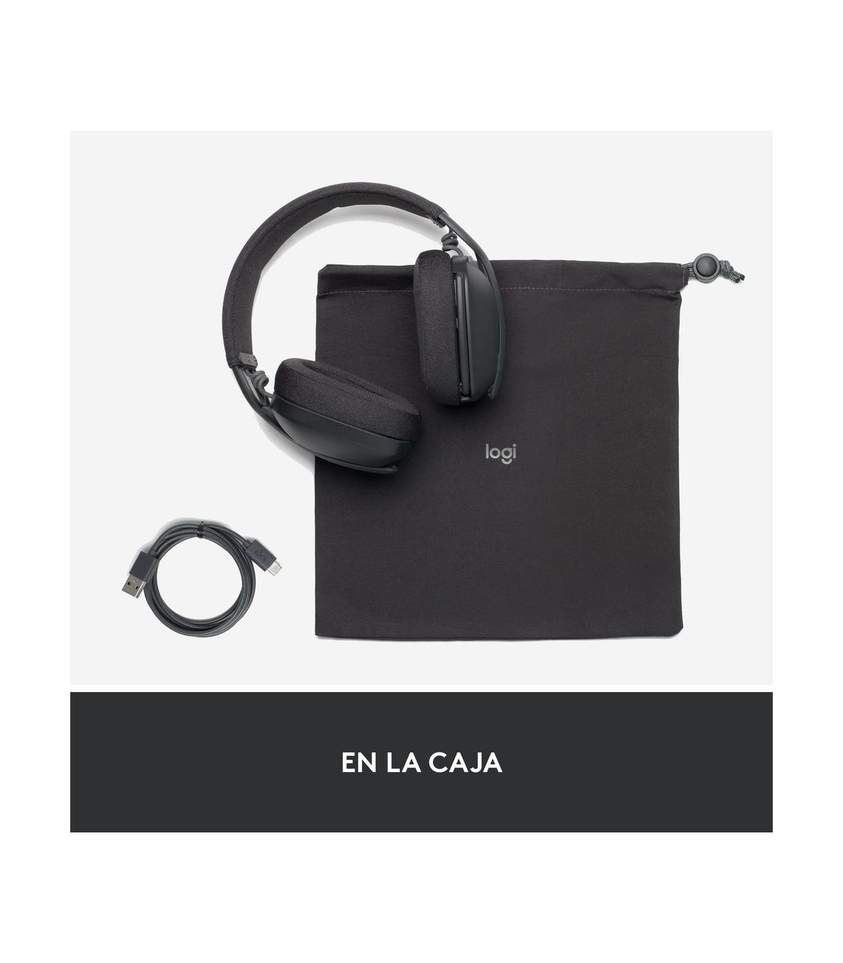 Auriculares logitech zone vibe 100 inalambrico negro