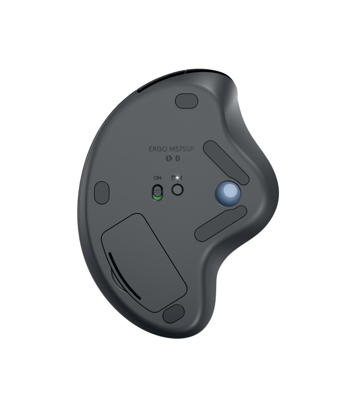 Raton inalambrico logitech ergo m575s negro