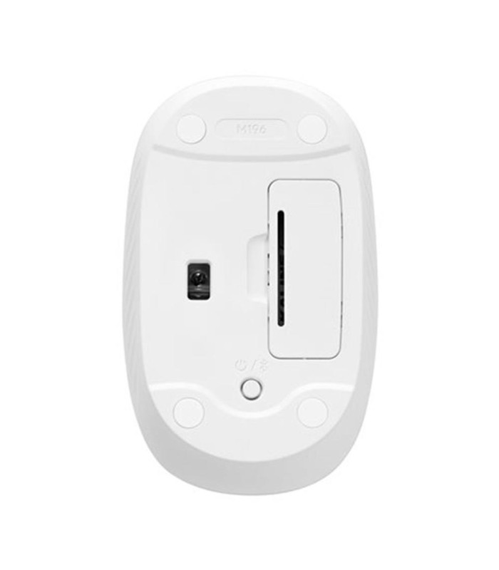 Raton inalambrico logitech m196 blanco