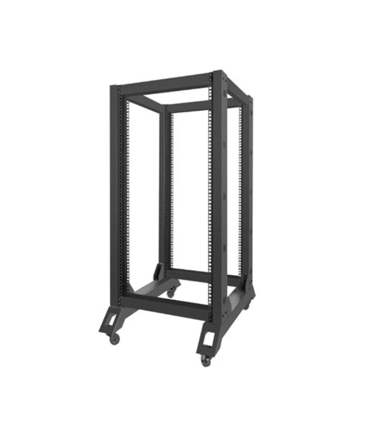Armario lanberg abierto rack 19 pulgadas 22u -  600x800 negro