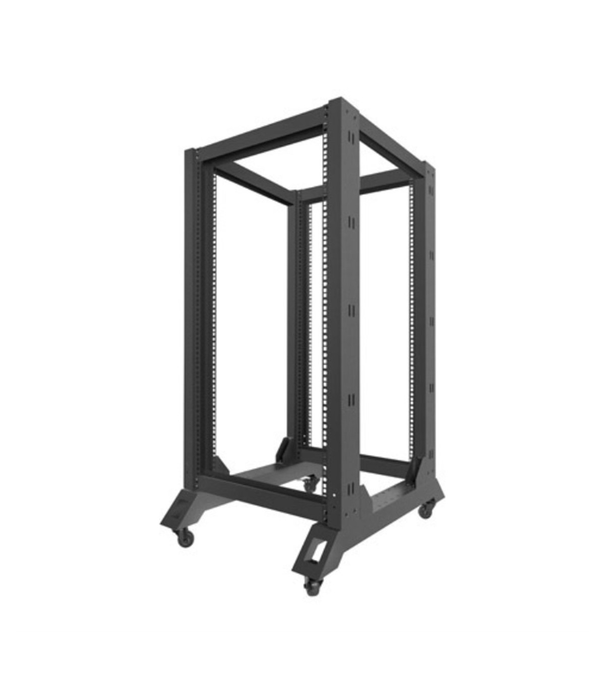 Armario lanberg abierto rack 19 pulgadas 22u -  600x800 negro