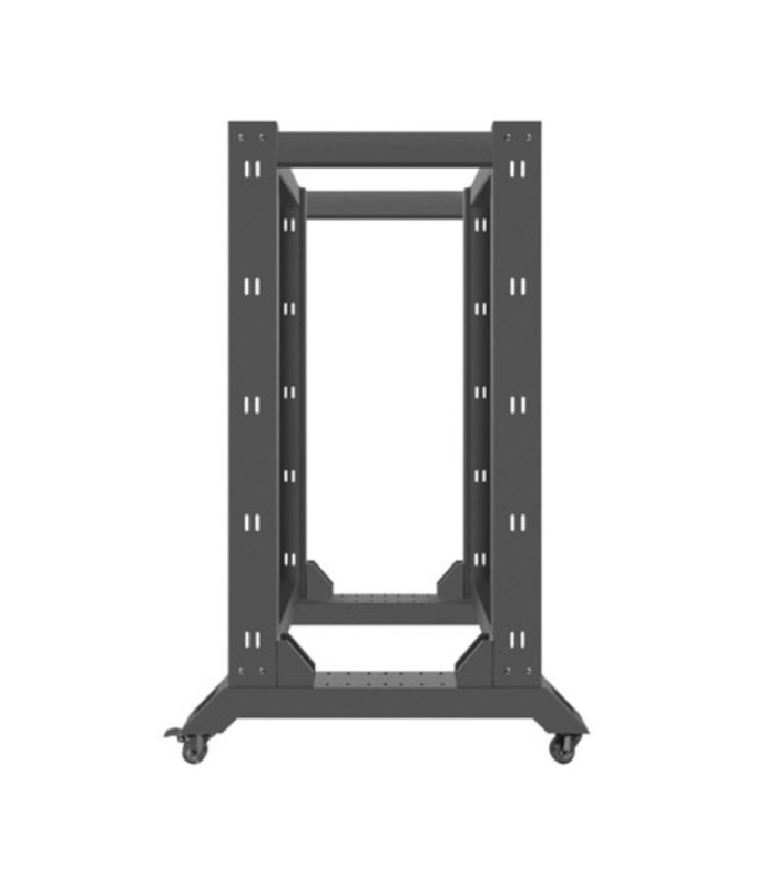 Armario lanberg abierto rack 19 pulgadas 22u -  600x800 negro