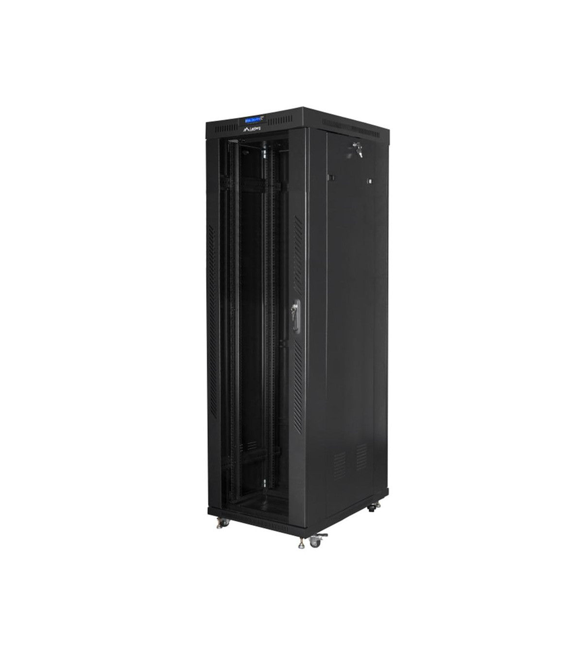 Armario lanberg 19 pulgadas 42u -  600x1000 negro