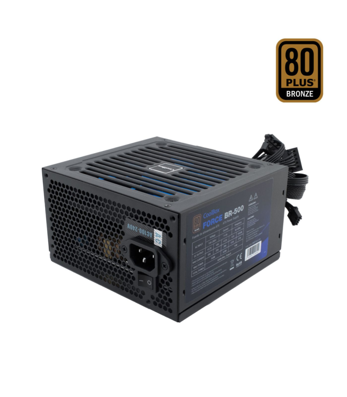 Fuente de alimentacion coolbox force br - 500w atx 500w