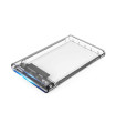 Carcasa disco duro - hdd - ssd coolbox coo - sct - 2533 2.5 pulgadas sata usb 3.0 transparente