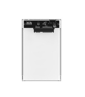 Carcasa disco duro - hdd - ssd coolbox coo - sct - 2533 2.5 pulgadas sata usb 3.0 transparente