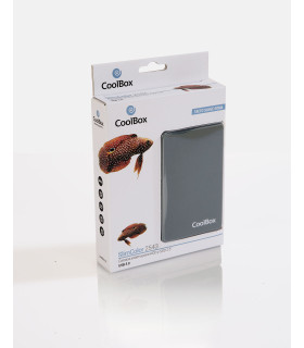 Carcasa disco duro - hdd - ssd coolbox coo - scg2543 - 8 2.5 pulgadas sata usb 3.0 gris