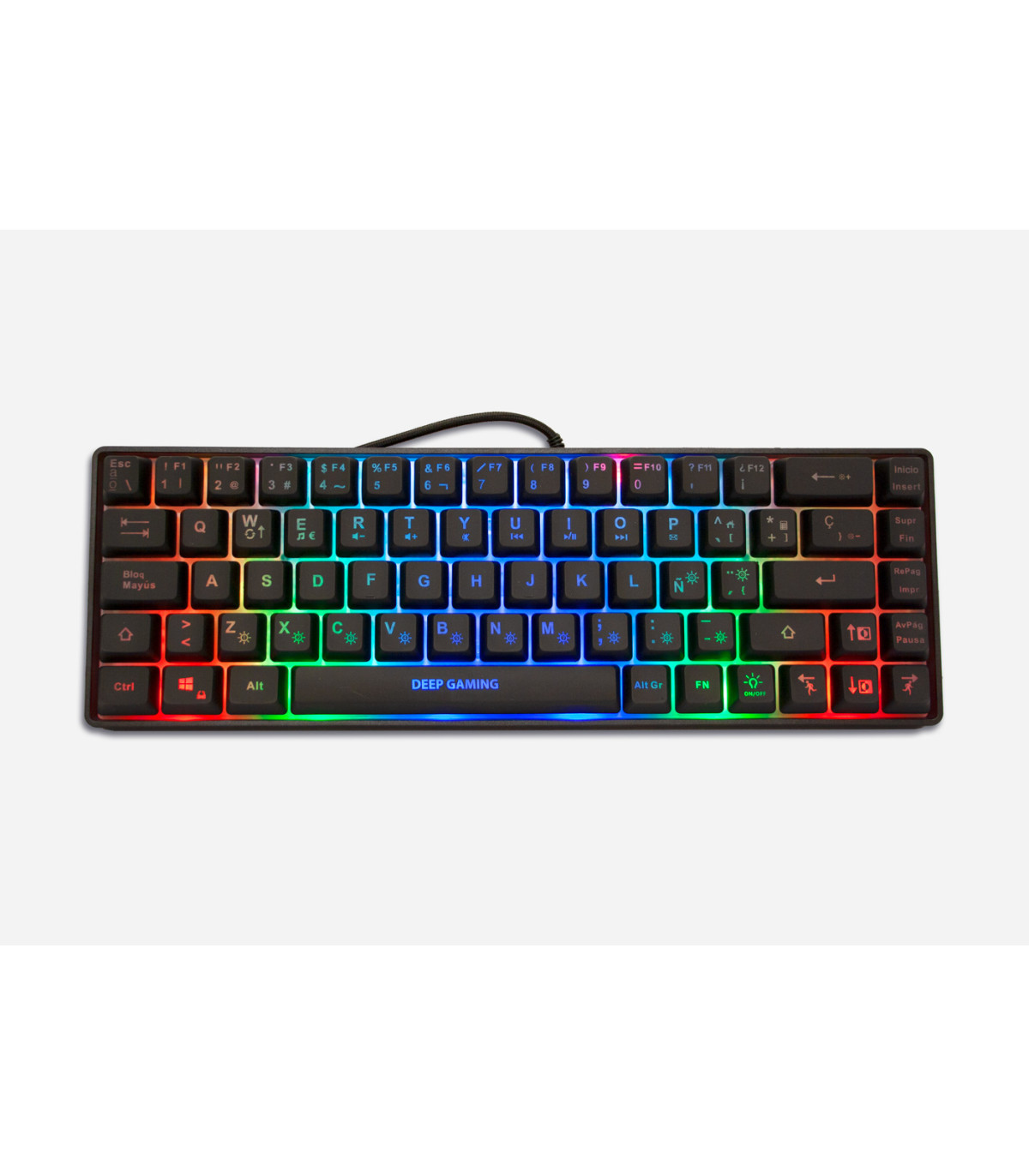 Teclado gaming coolbox mini tm065
