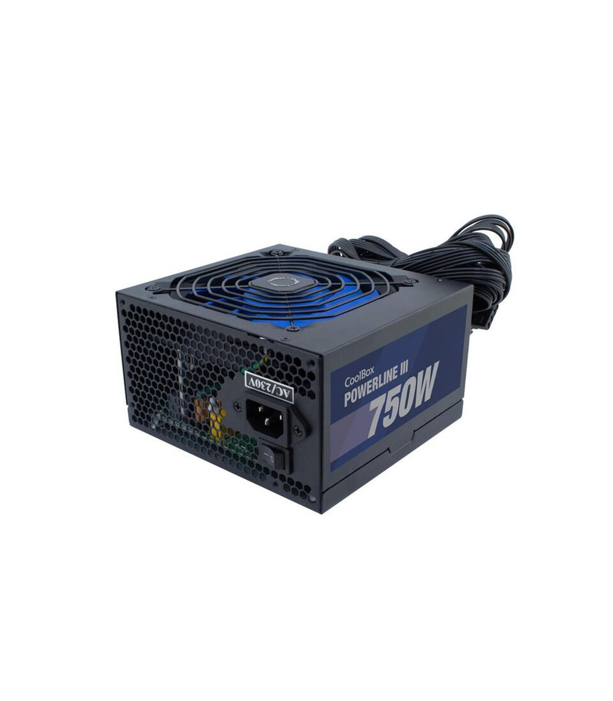 Fuente de alimentacion coolbox powerline iii gaming atx 750w