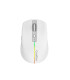Mouse raton coolbox gaming  w01 blanco 1600 dpi inalambrico recargable