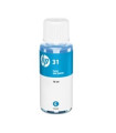 Botella tinta hp 31 cian 70ml 8000 paginas