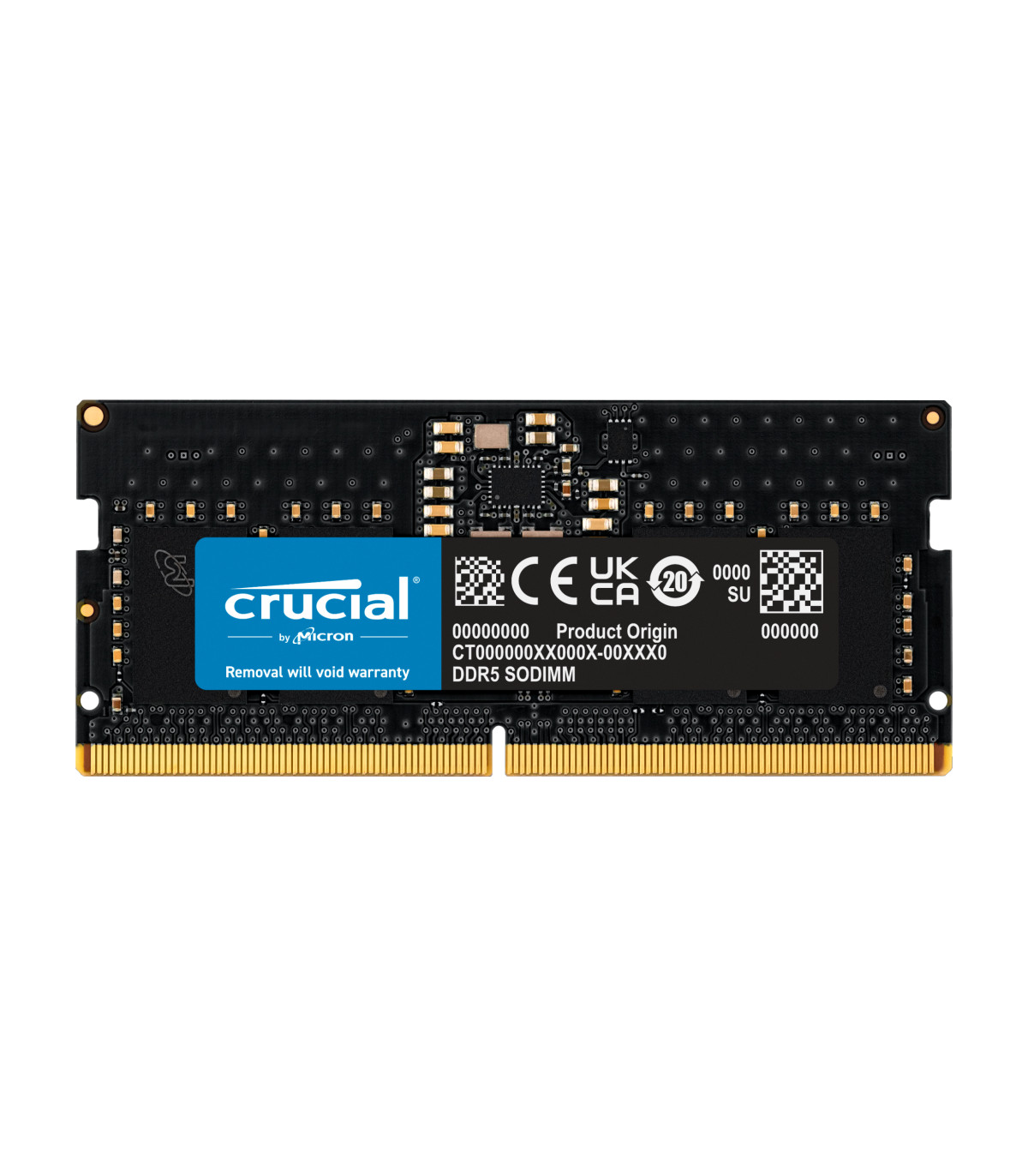 Memoria ram ddr5 8gb crucial  - sodimm - 4800 mhz - pc5 38400 cl40