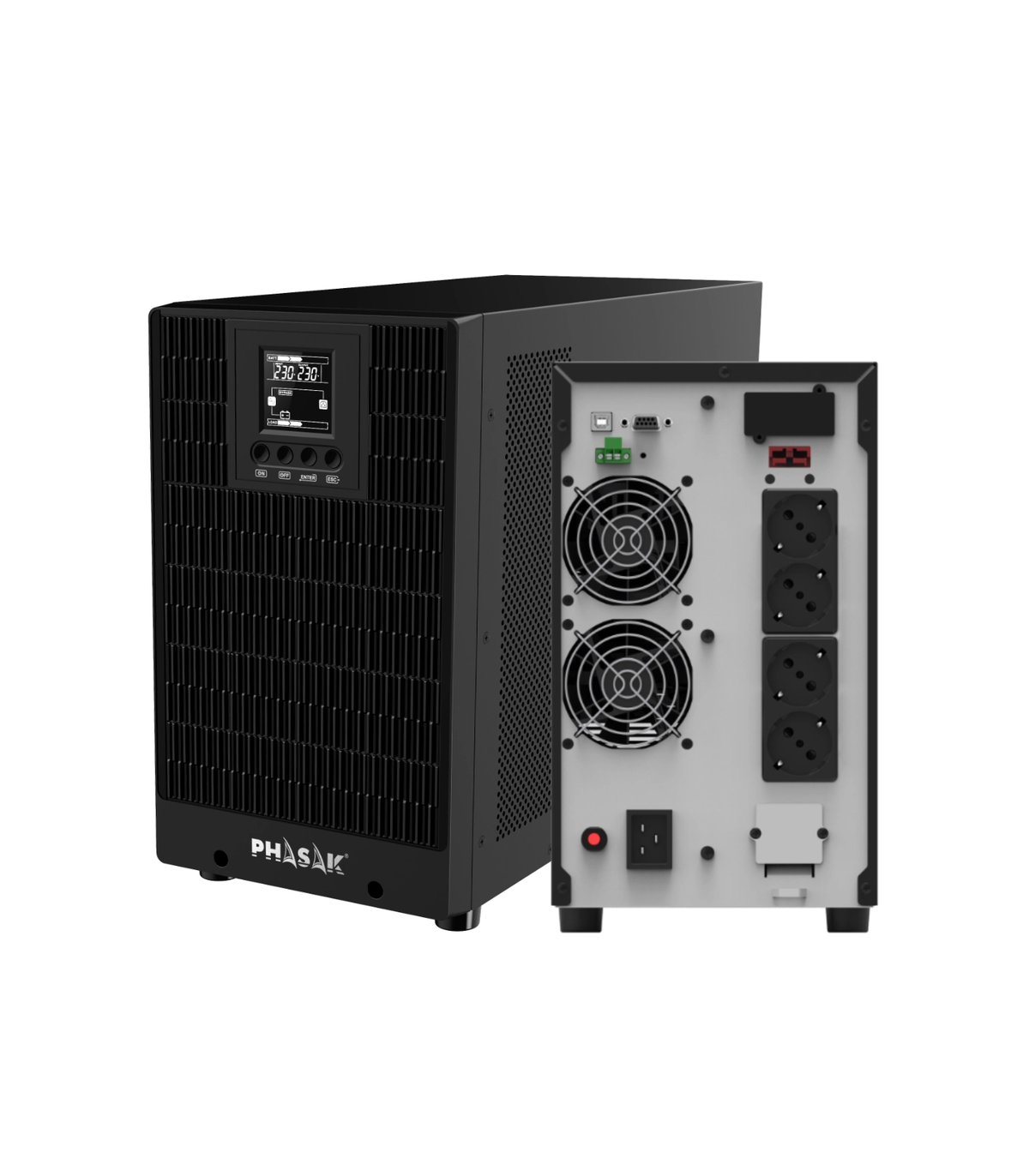 Sai ups phasak 3000va smart pro online ph 9230 4xschuko