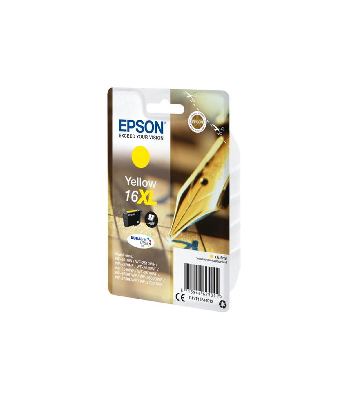 Epson Cartucho T1634XL Amarillo