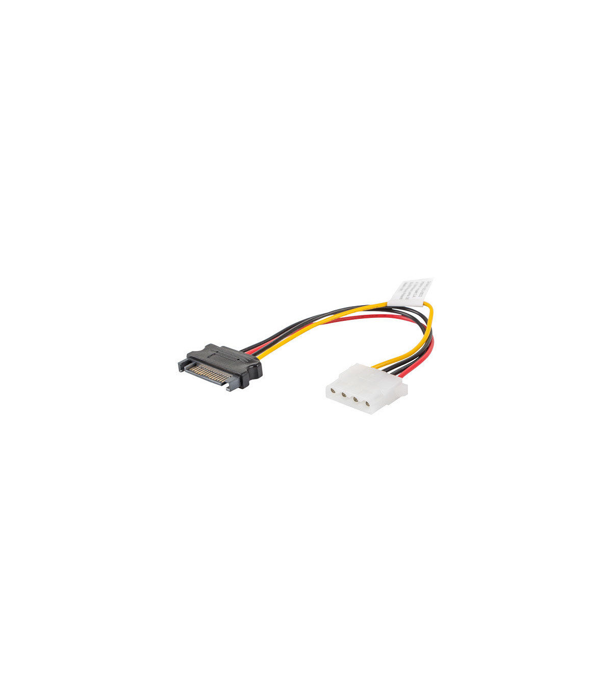 Cable alimentacion lanberg molex hembra -  sata macho 15cm