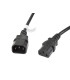 Cable alargador lanberg alimentacion cpu iec320 c13 h - iec320 c14 m vde 3m