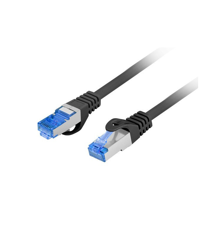 Cable red lanberg latiguillo cat.6a s - ftp lszh cca 2m negro fluke passed