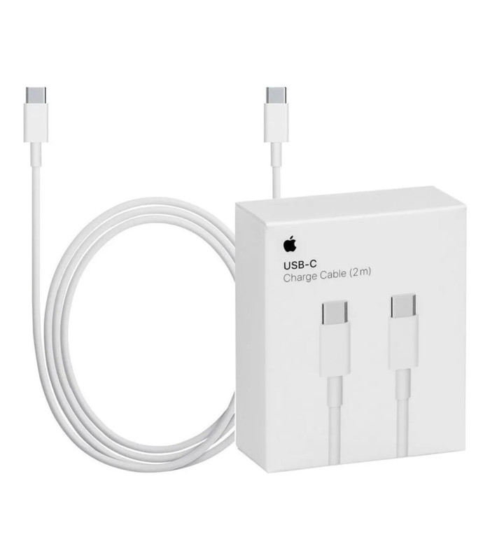 Cable original apple iphone usb tipo c a usb tipo c -  2 m - blanco