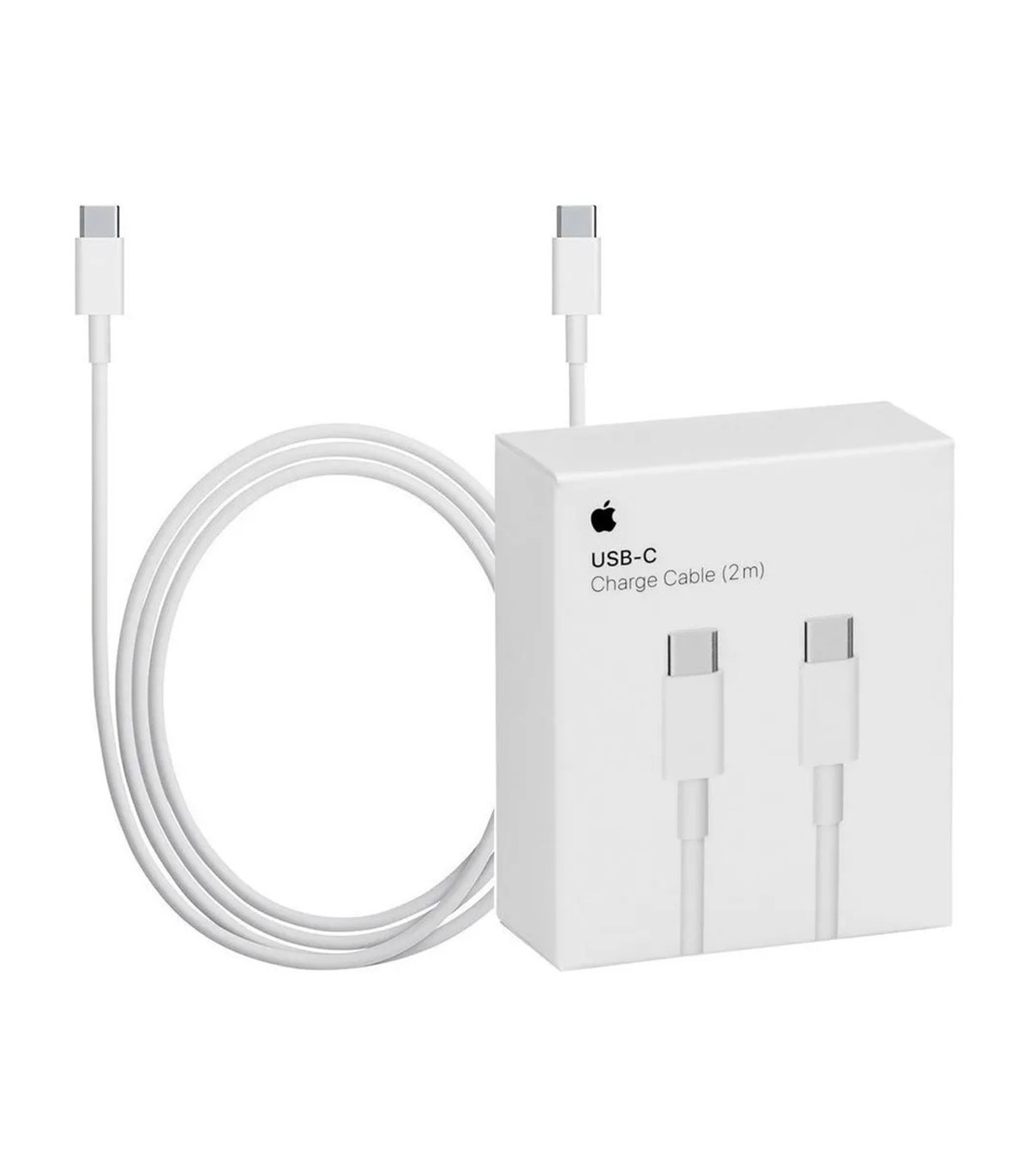 Cable original apple iphone usb tipo c a usb tipo c -  2 m - blanco