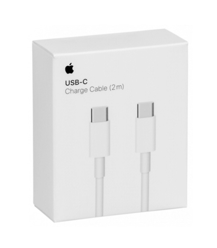 Cable original apple iphone usb tipo c a usb tipo c -  2 m - blanco