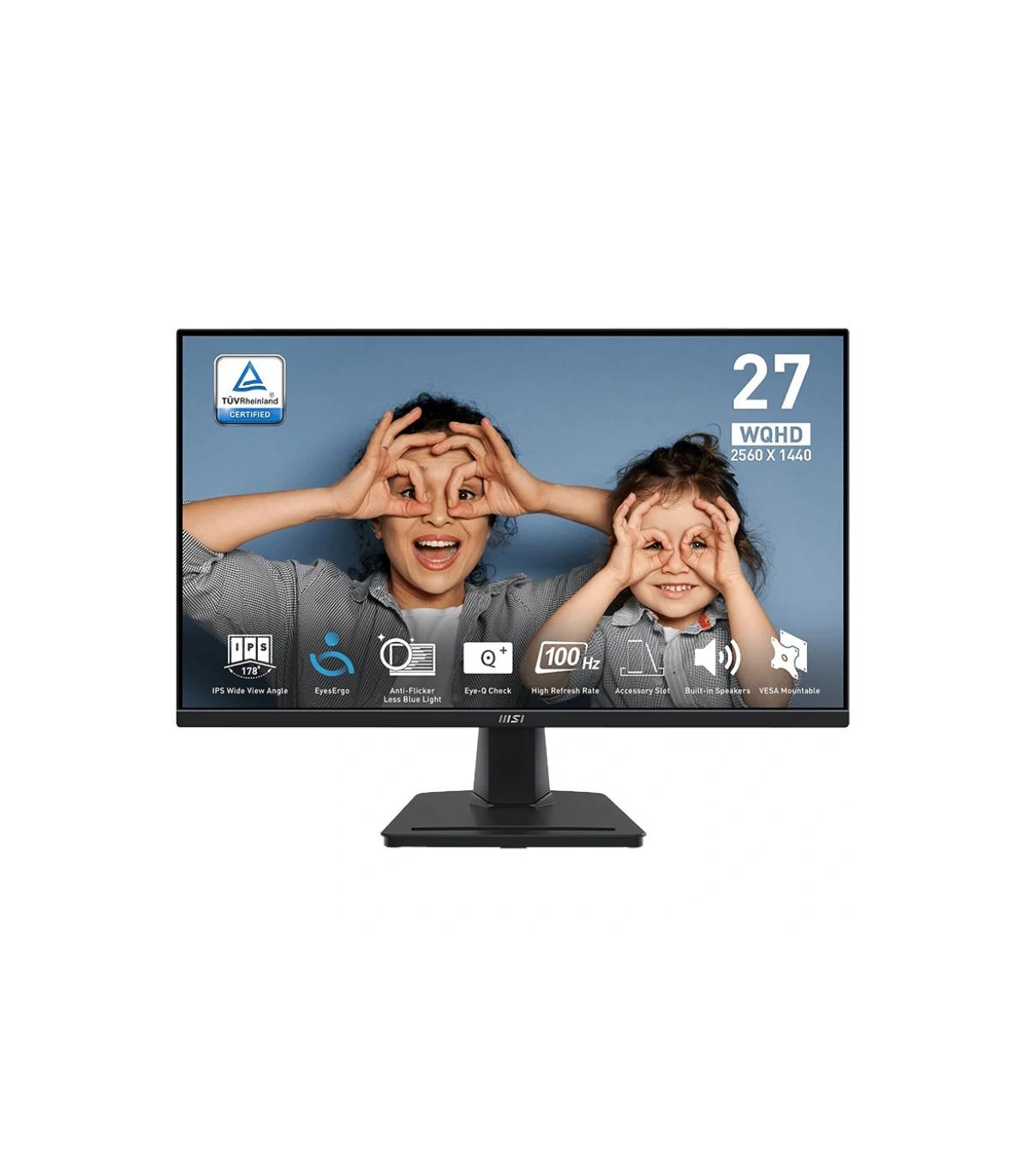 MSI MP275Q  Monitor 27" IPS WQHD100h VGA HDMI MM