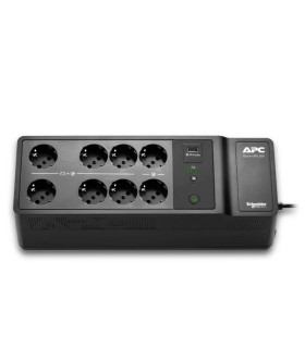 APC Back-UPS  500VA/300W 8 Schuko 1 USB A
