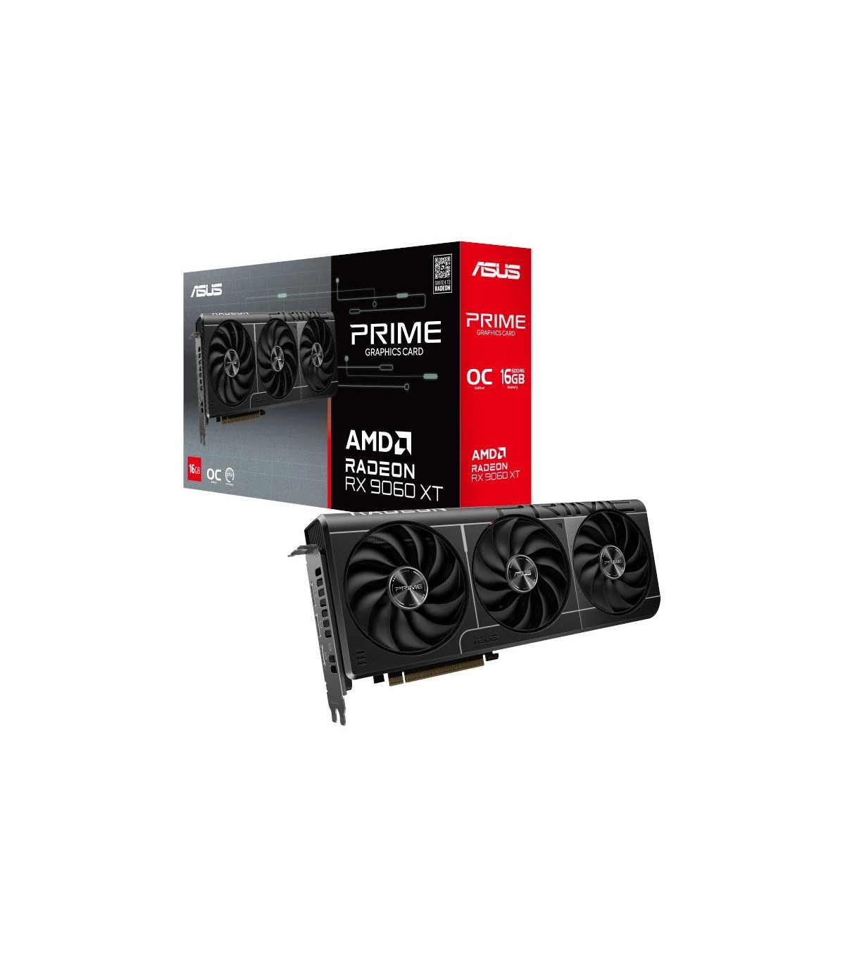 ASUS VGA AMD PRIME RX 9060XT O16G 16GB DDR6