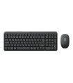 Teclado + mouse logitech mk250 inalambrico negro